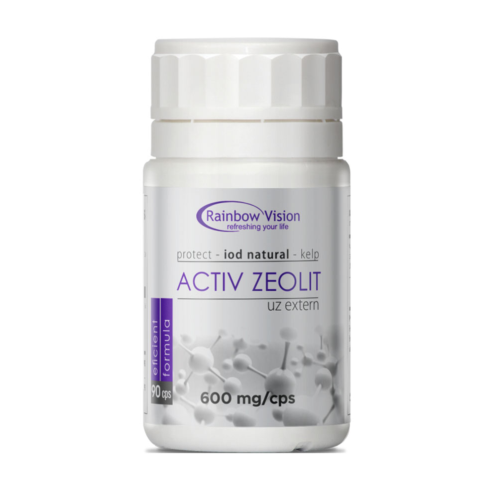 Activ-Protect-Zeolit-cu-Iod-uz-extern-90cps.jpg Supliment alimentar Activ Protect Zeolit cu Iod, pentru uz extern in afectiunile pielii, 90 capsule