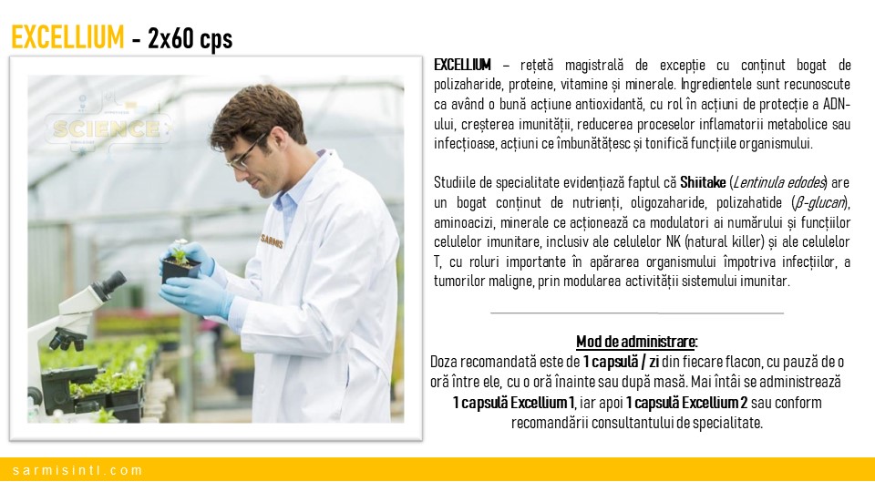 Supliment alimentar Excellium, 2x60 capsule 34 Supliment alimentar Excellium, 2x60 capsule