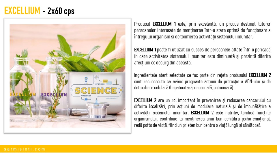 Supliment alimentar Excellium, 2x60 capsule 35 Supliment alimentar Excellium, 2x60 capsule