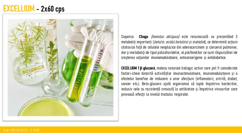 Supliment alimentar Excellium, 2x60 capsule 36 Supliment alimentar Excellium, 2x60 capsule