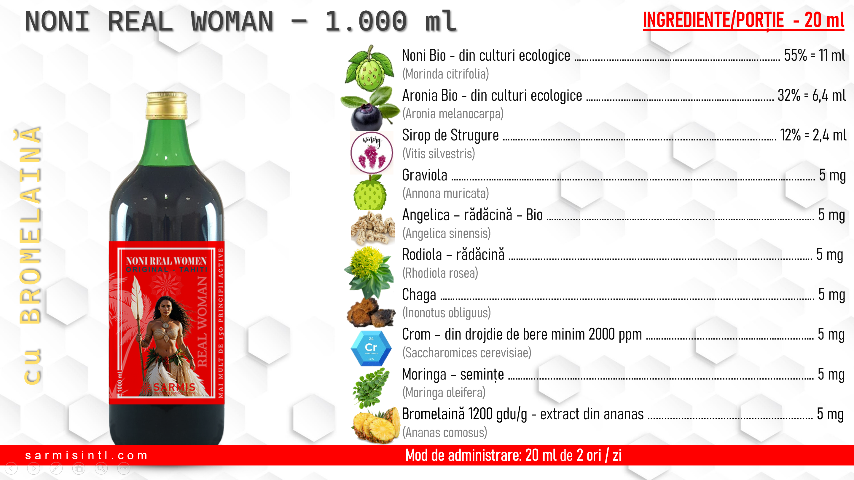 Suc de noni Real pentru femei, original Tahiti, 1 litru 7 Suc de noni Real pentru femei, original Tahiti, 1 litru