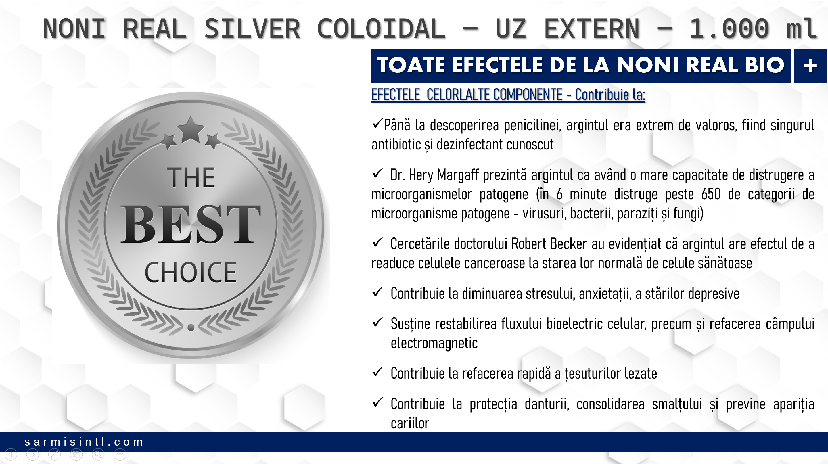Suc de noni Real Silver, original Tahiti, 1 litru 6 Suc de noni Real Silver, original Tahiti, 1 litru