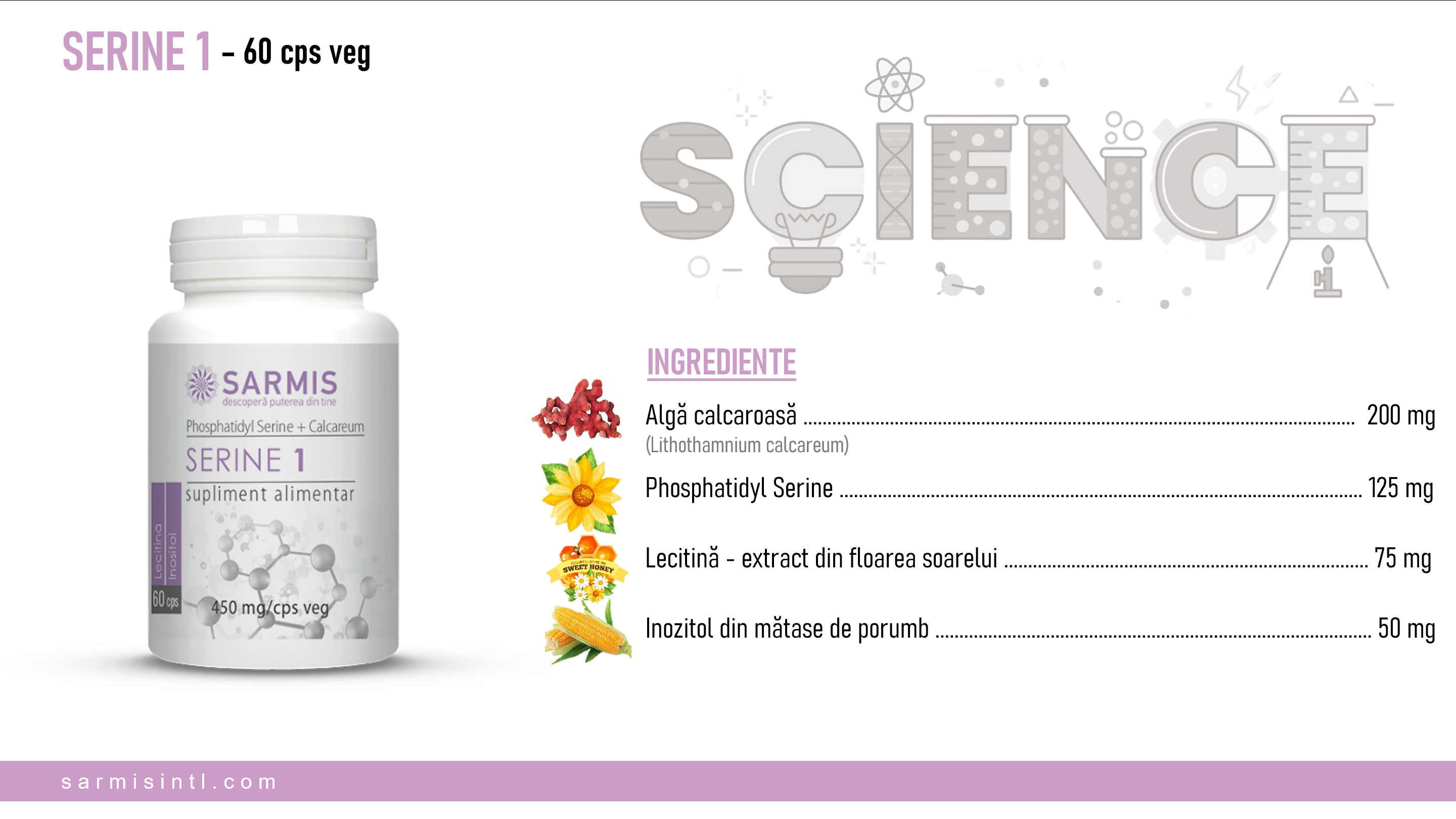 Supliment alimentar Serine+, pentru Susținerea sistemului imunitar, 2x60 capsule vegane 12 Supliment alimentar Serine+, pentru Susținerea sistemului imunitar, 2x60 capsule vegane